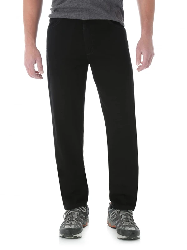 Wrangler Men's Classic Fit Jean, Black, 44W x 32L