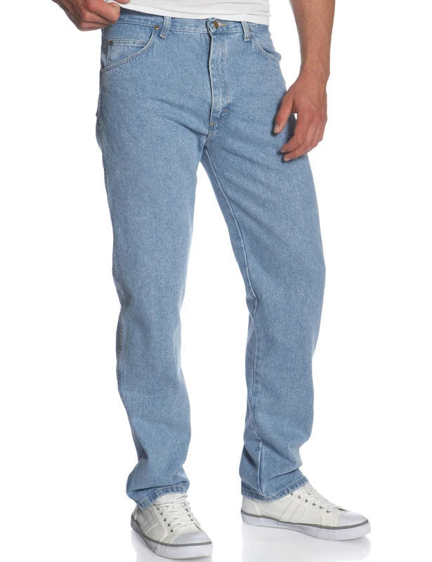 Wrangler Men's Rugged Wear Classic Fit Jean, Rough Wash Indigo Denim, 40x32
