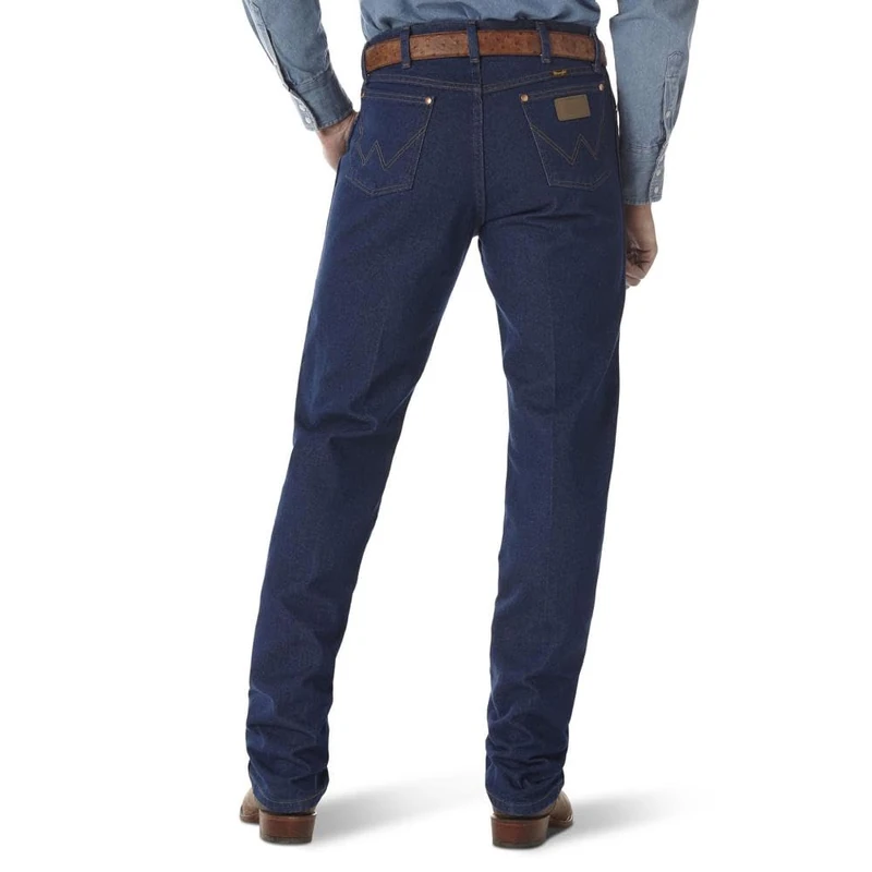 Wrangler Men's Classic Fit Jean, Rough Wash Indigo, 48W x 32L - Image 1