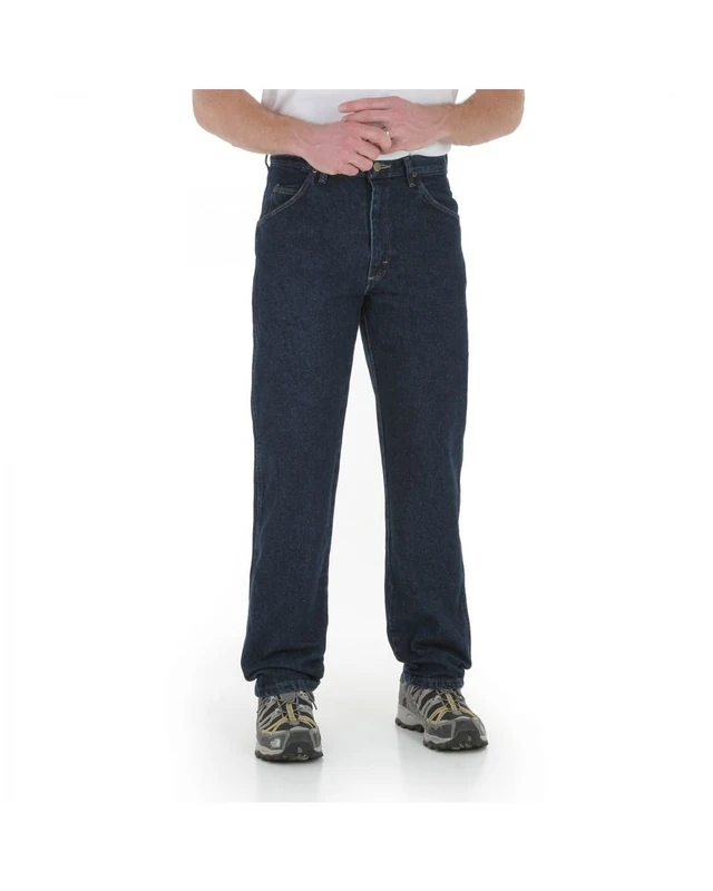 Wrangler Men's Rugged Wear Classic Fit Jean, Retro Stone, 36W x 36L