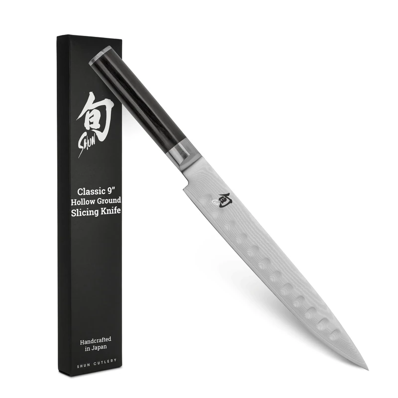 JKC Kai Damascus Granton Slicer 225mm