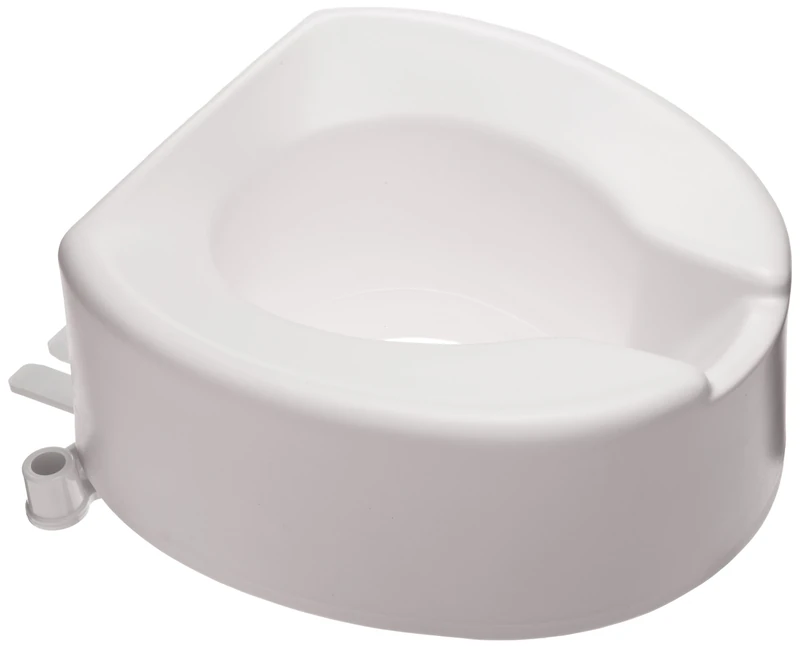 Maddak Tall-Ette 6 in. Elevated Toilet Seat Elongated with Bolt-Down Bracket - Image 1