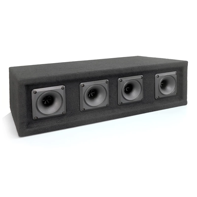 Pyle Car Speaker System 7.6 cm – 300 W Peak / 150 W RMS, 4-Way Full Range Car Audio Speakers with Horn Piezo Tweeters, 8 Ohm Impedance, Black Carpet Finish, High Power Sound System