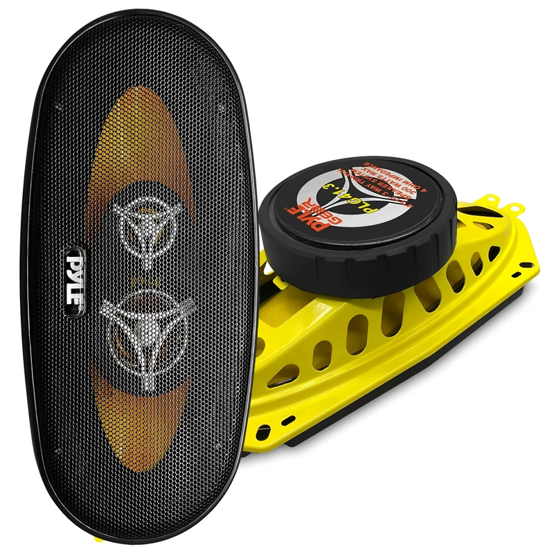 Pyle PLG41.3 4 x 10-Inch 300 W Three Way Car Audio Door Speaker
