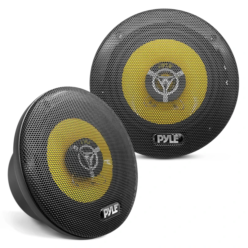 Pyle, 2-Way Car Speaker System, 17cm-240W Car Stereo Speakers, 4-ohm Sub Sound Speaker, Coaxial Loud Pro Audio, Quick Replacement Component Speaker, Car Door/Side Panel Mount Compatible, 2pc
