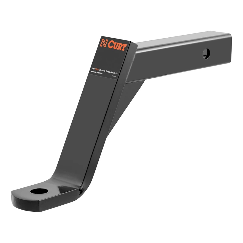 CURT 45100 Class 3 Trailer Hitch Ball Mount, Fits 2-Inch Receiver, 5,000 lbs, 1-Inch Hole, 8-Inch Drop