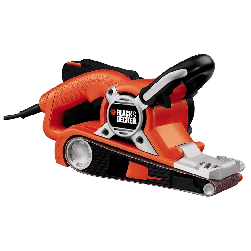 BLACK+DECKER 720 W Angled Belt Sander for Large Surfaces with Cyclonic Action Dust Canister, KA88-GB