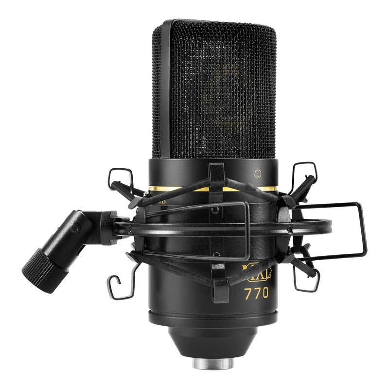 MXL MXL-770 Small Diaphragm Condenser Microphone, Black, 8.00 x 4.00 x 12.00 inches - Image 1