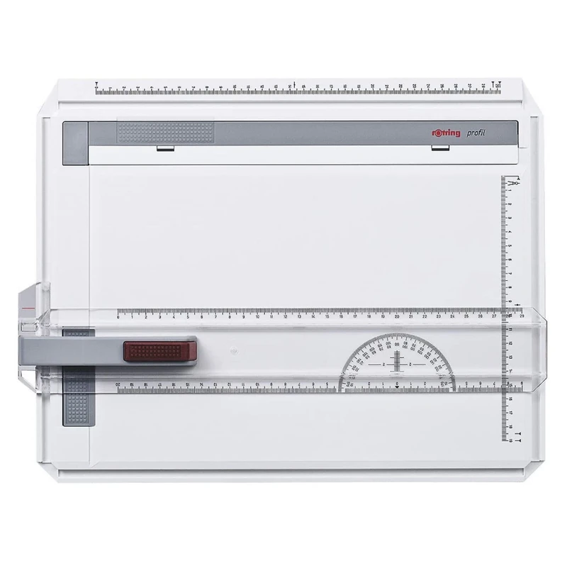 rOtring Profil Drawing Board | A4 Size Drawing Table | with Adjustable Ruler/Guidelines - Image 1