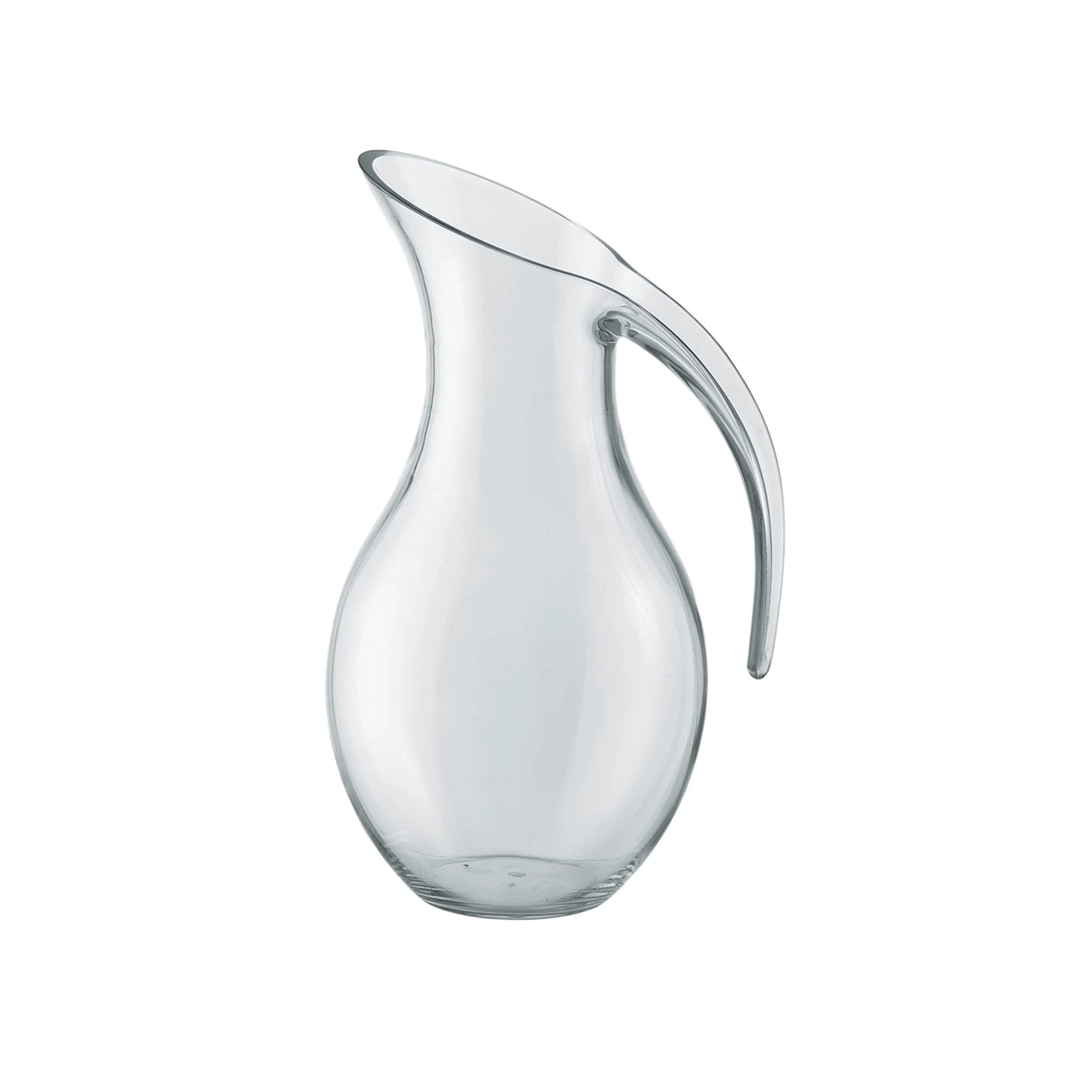 Guzzini - Happy Hour, Blown Jug - Transparent, 17 x 13,5 x h26,5 cm | 1600 cc - 23430000