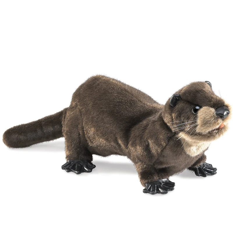 Folkmanis 2266 Hand Puppet Brown River Otter - Cuddly Toy