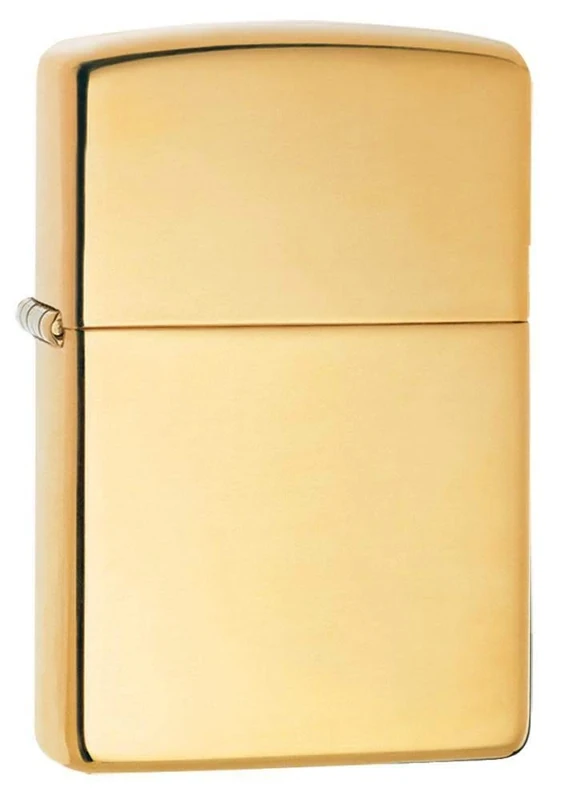 Zippo Windproof Lighter - Gold - Classic Armor High Polish Brass - Refillable for Lifetime Use - Adjustable Flame - Gift Box - Metal Construction - Made in USA