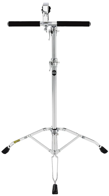 Meinl Percussion Professional Bongo Stand - Double Stand for Standing Play of Two Bongos - Steel, Chrome (TMB)
