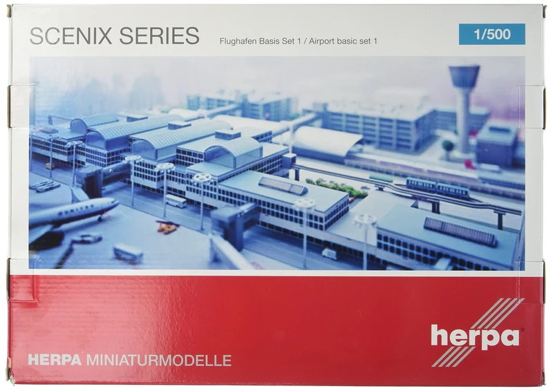 Herpa Wings Scenix Series Airport Basic Set 1 1/500 Scale 520362