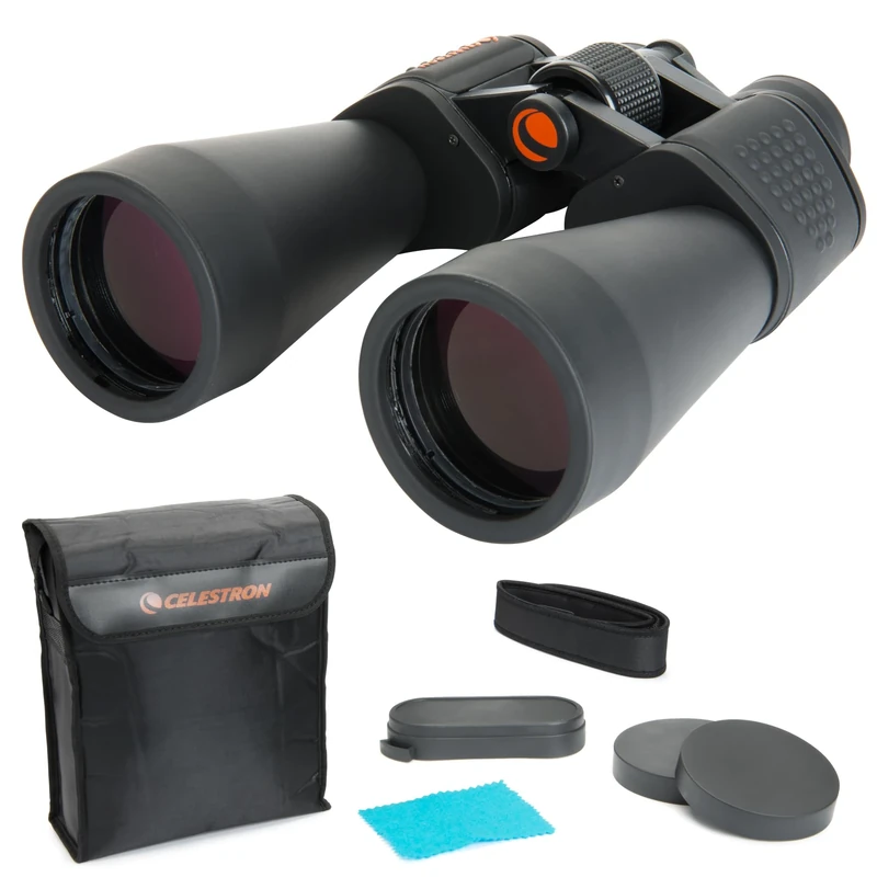 Celestron 71007 SkyMaster 12x60mm Porro Prism Binoculars with Multi-Coated Lens, BaK-4 Prism Glass and Carry Case, Black