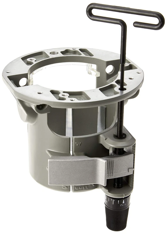 BOSCH RA1165 Under-Table Router Base with Above-Table Hex Key, Silver