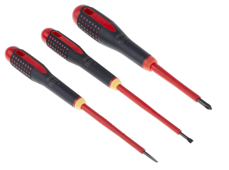 Bahco BE-9881S Ergo VDE Screwdriver Set 5 Piece | 1000V Rated | Trade Use