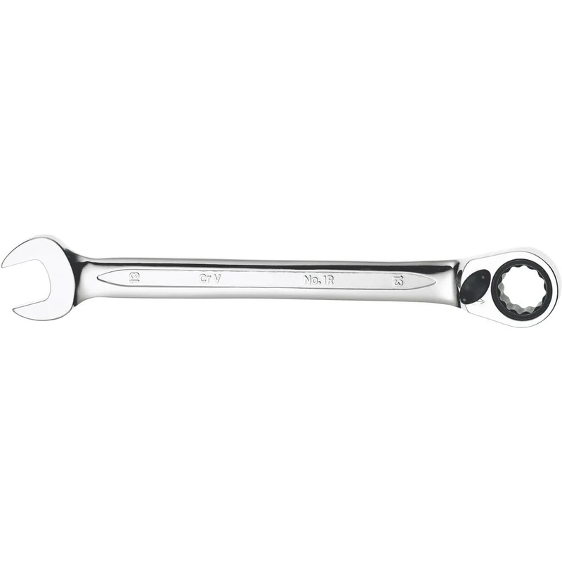 Bahco 1RM-12 Ratcheting Combination Wrench, Silver, 12 mm