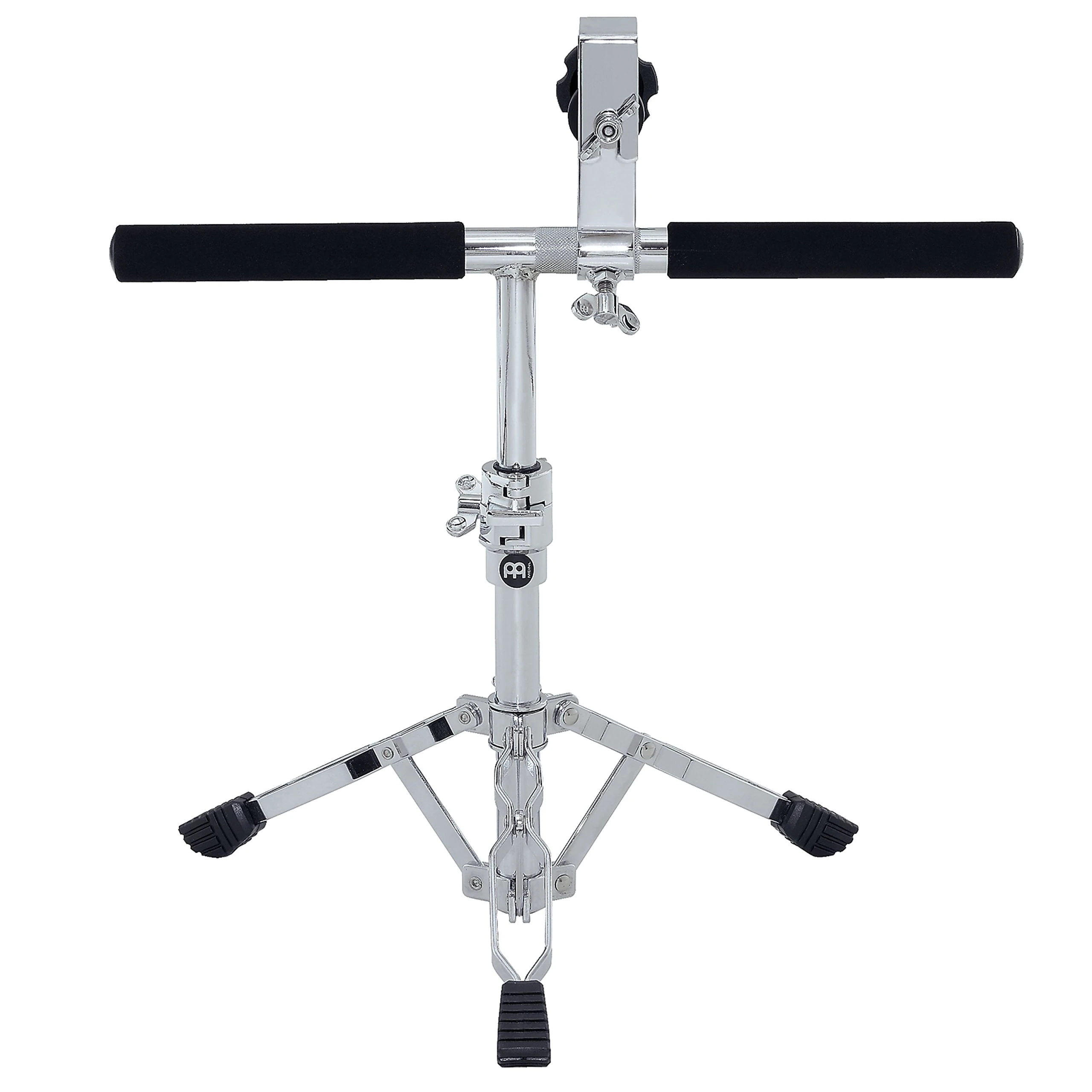 Meinl Percussion Professional Bongo Stand - Double Stand for Seated Play of Two Bongos - Steel, Chrome (TMB-S)