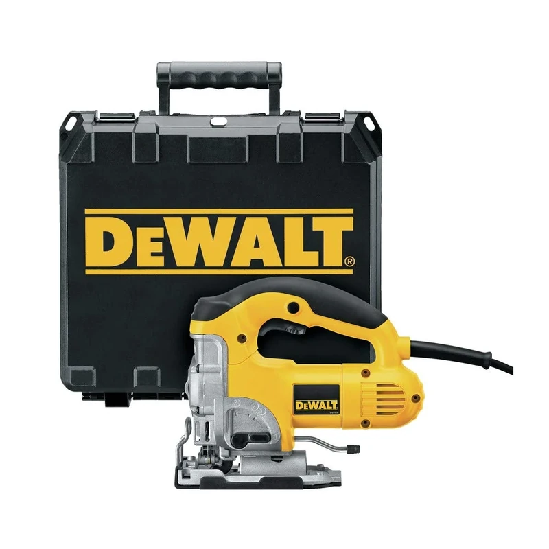 DeWalt DEWALT DW331K 701W Heavy Duty Top Handle Jigsaw 230V , Yellow