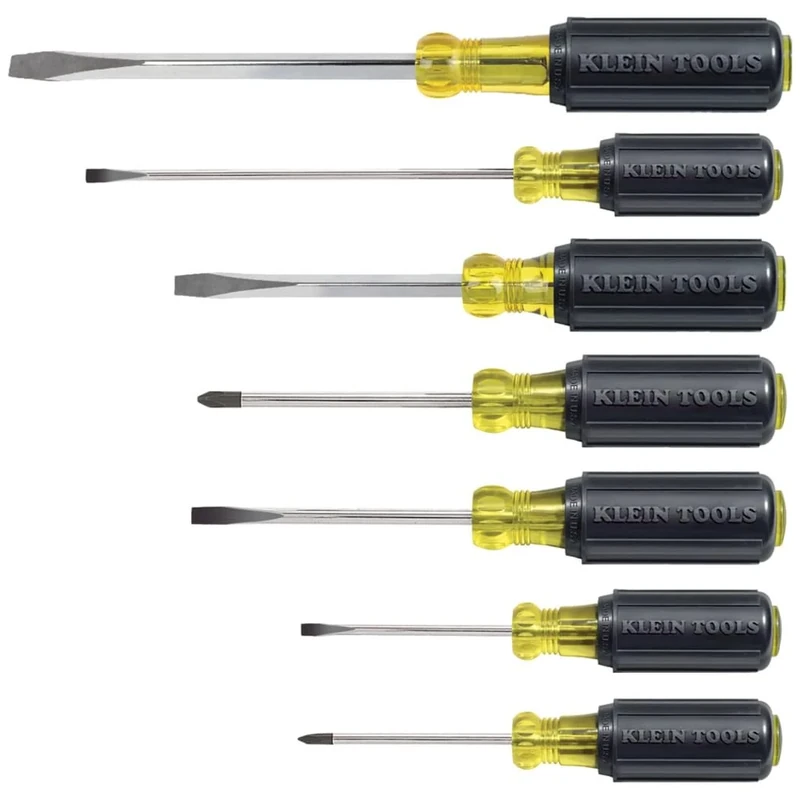 KLEIN TOOLS 7 Piece Cushion-Grip Screwdriver Set 85076