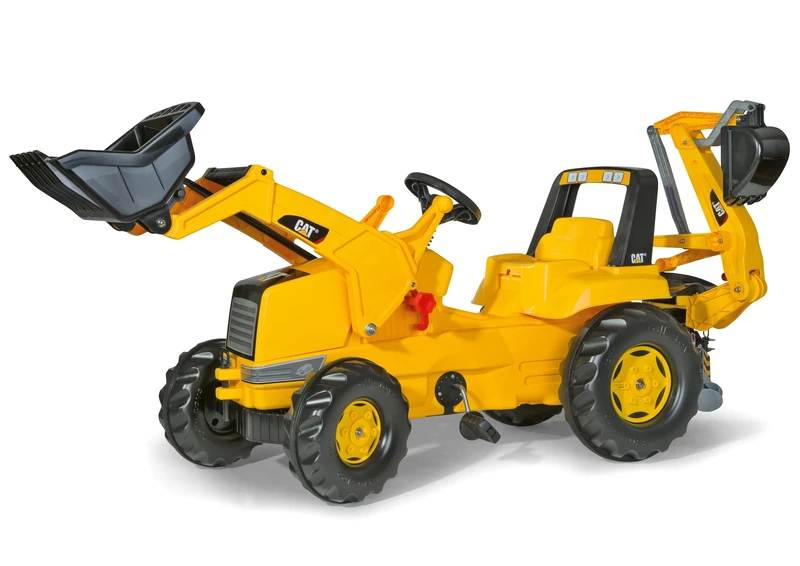 Rolly Caterpillar Tractor with Frontloader and Rear Excavator