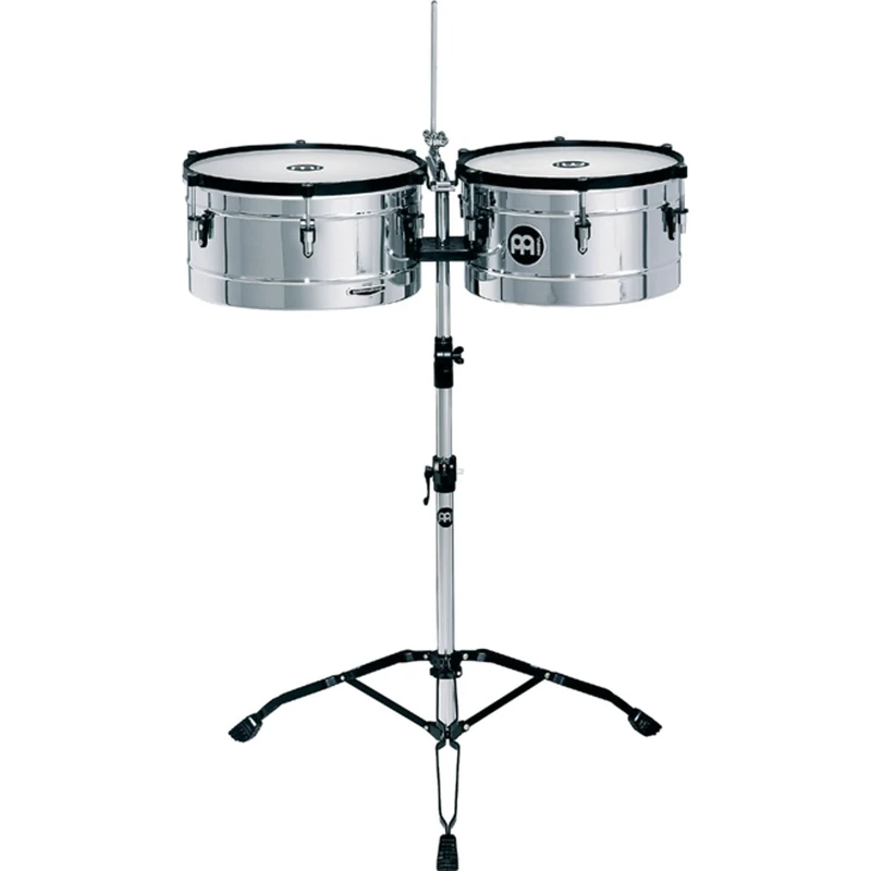 Meinl 14 and 15 inch Marathon Series Timbales - Chrome