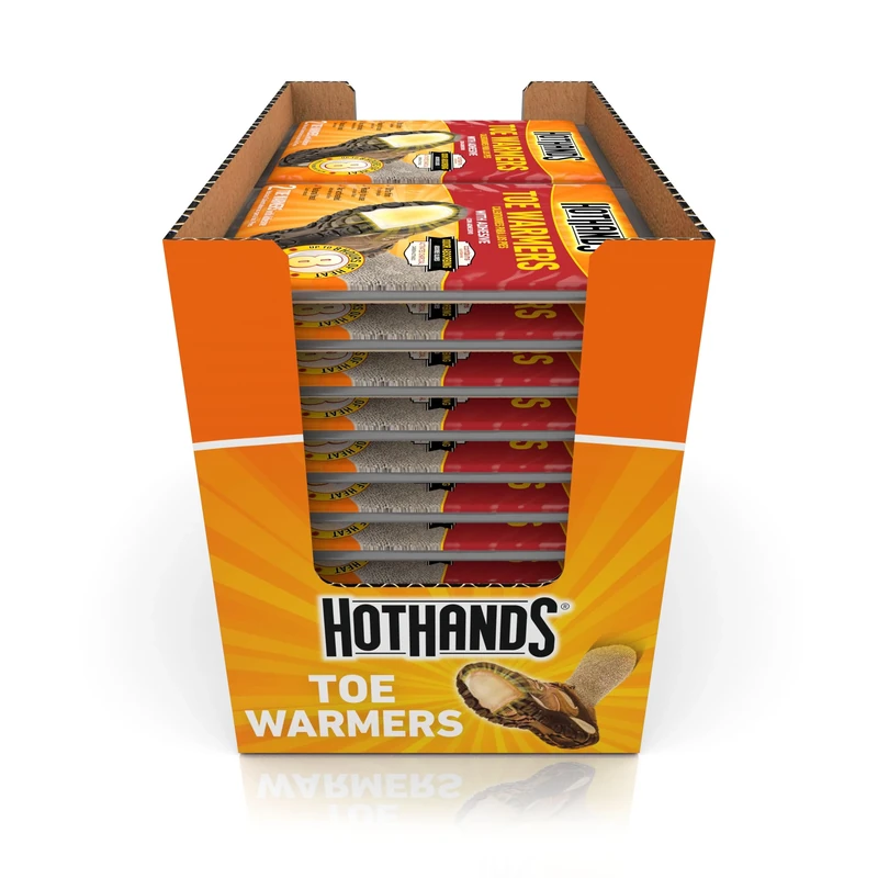 HotHands Toe Warmers - Durable, Odourless, Air Activated - Up to 8 Hours of Heat - 40 Pairs - Image 1