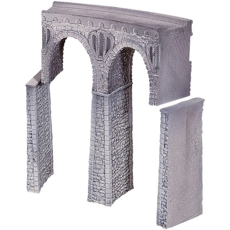 Noch 58664 360 mm 30 Degree Curved Quarrystone Viaduct Landscape Modelling
