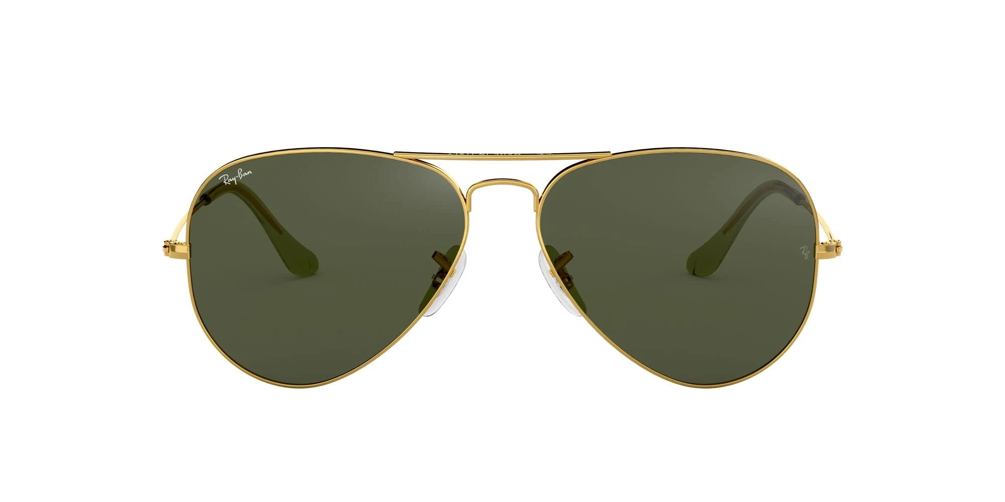 Ray-Ban Mens Aviator Large Metal Sunglasses, Gold (L0205 Gold), 58 mm UK
