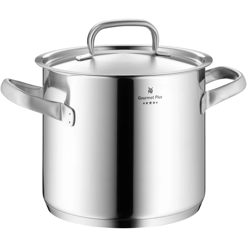 WMF Gourmet Plus Stainless Stee Stock Pot with Lid, 8.8 Litres