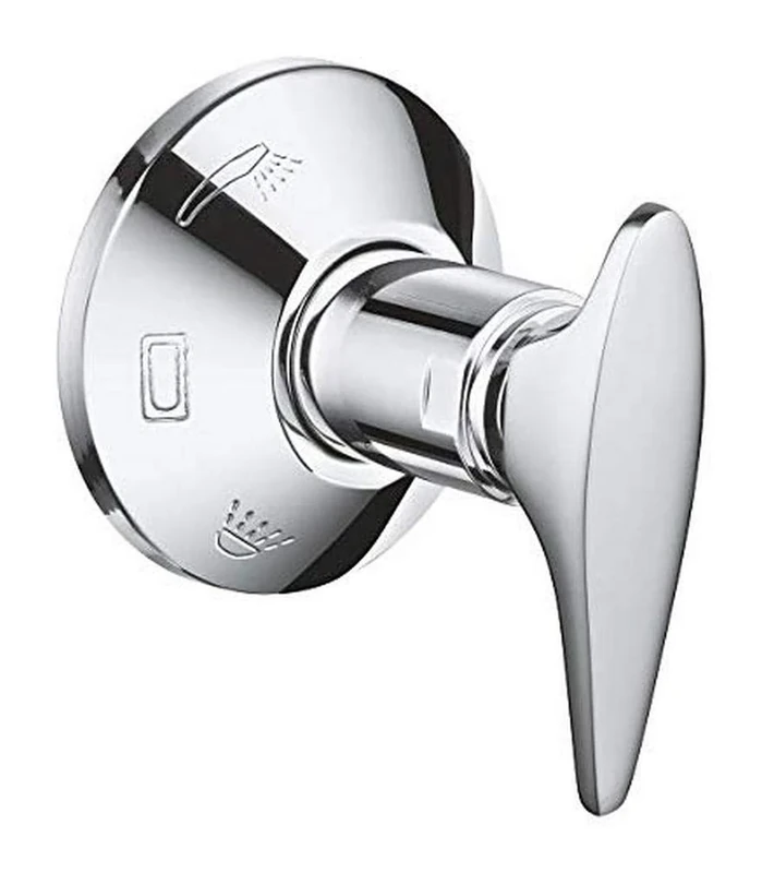 GROHE Lever with Shield and Sliding Flange Chrome 45068000