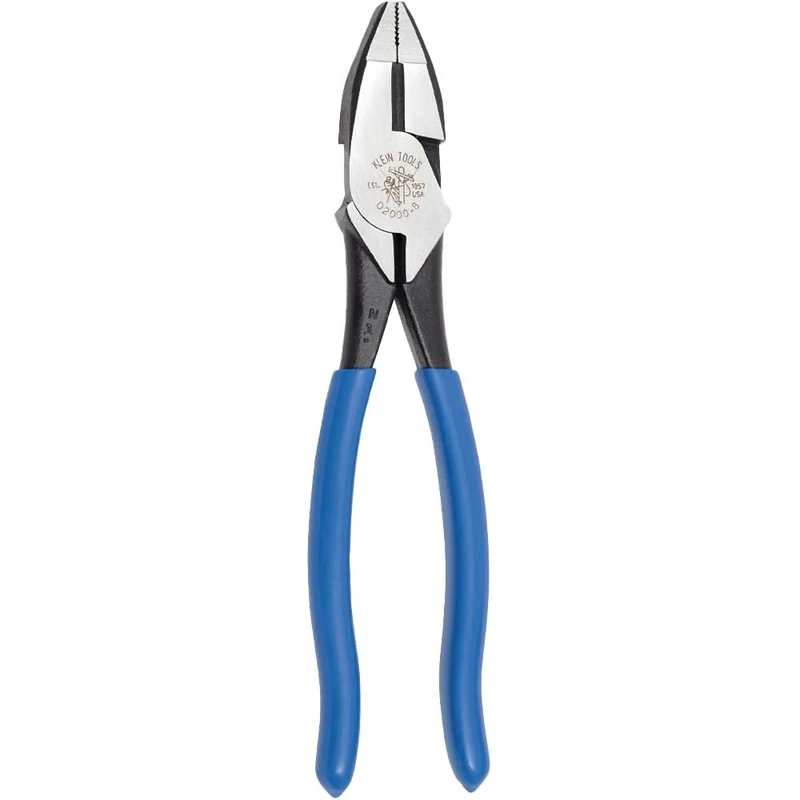 Klein Tools D20008 Side Cutter, 0 V, Blue/Silver, 221 mm