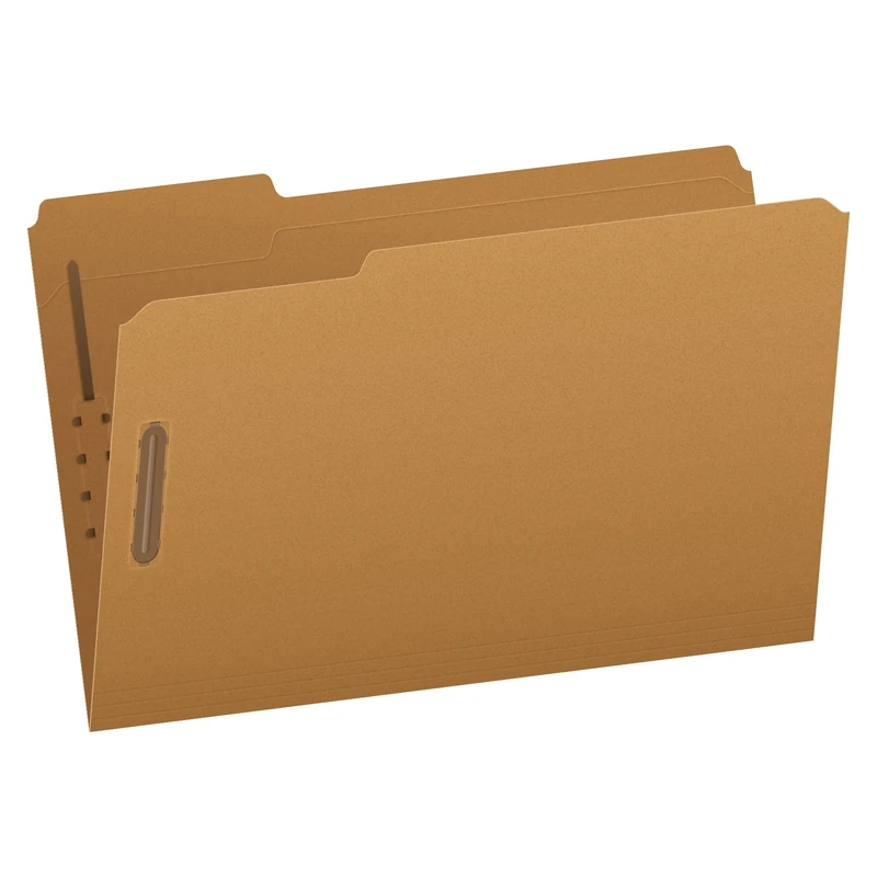 Pendaflex FK312 Pendaflex Kraft 2-Fastener Classification Folder with 1/3 Cut Tabs, 50/Box, Brown, Legal