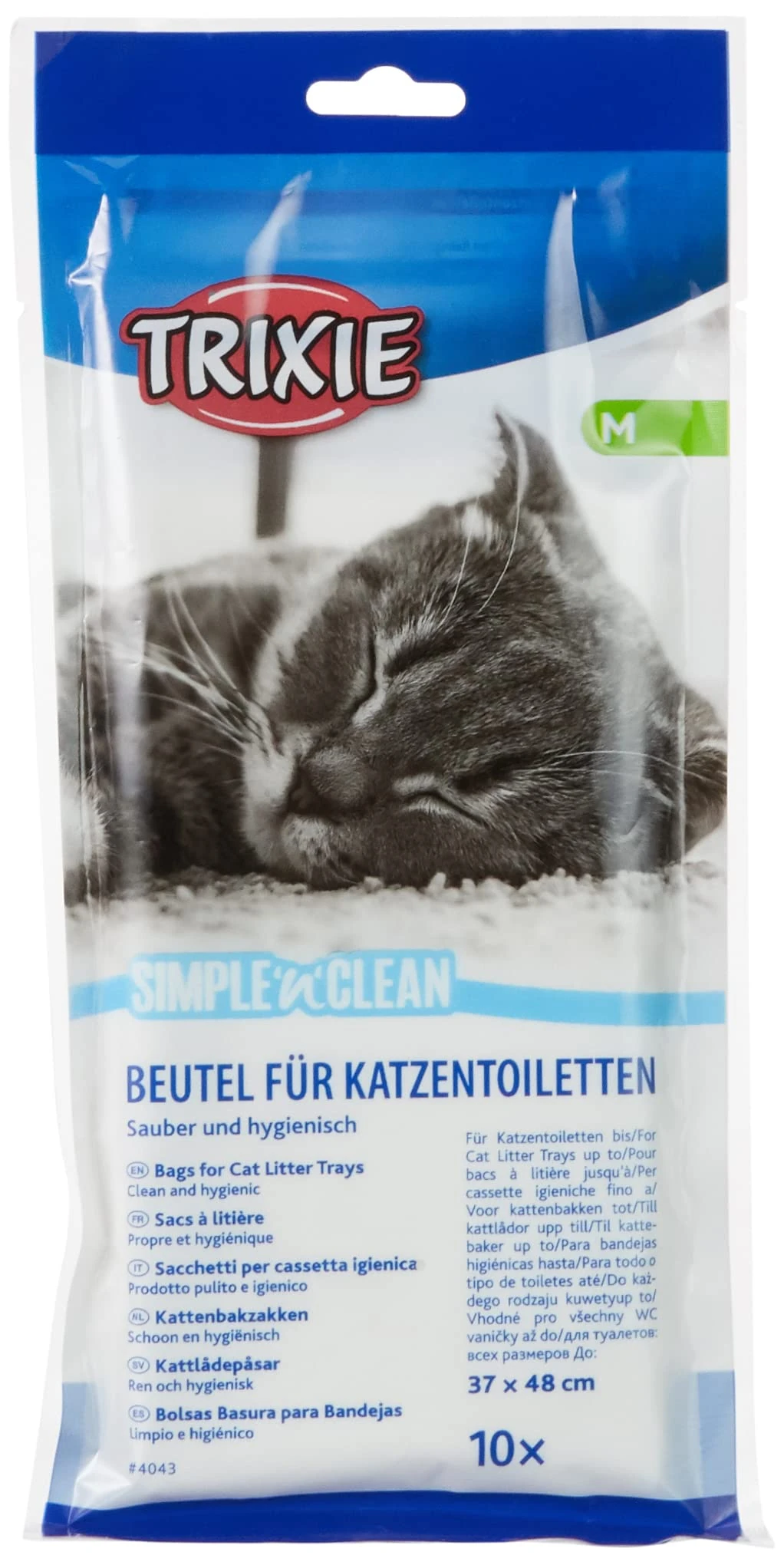 Trixie Katzentoilettenbeutel, M: bis 37 × 48 cm, 10 St.