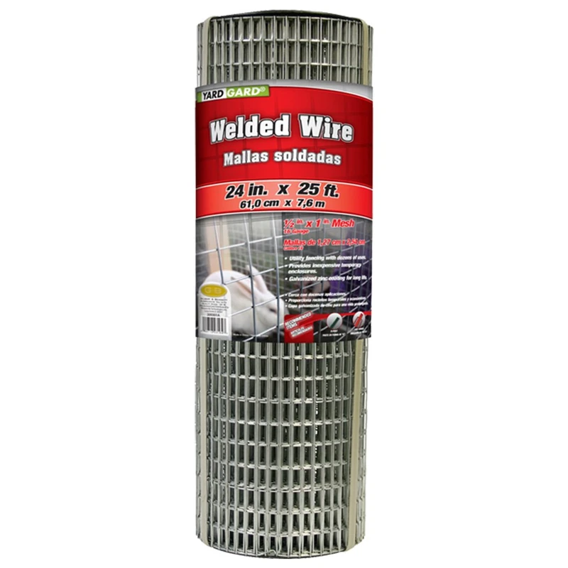 YARDGARD Galvanized Welded Wire Fence, 24-In. x 25-Ft. -309301A