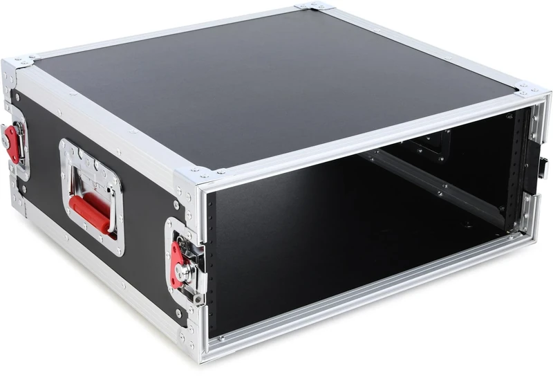 Gator Cases G-TOUR 4U Standard Road Rack Case – Heavy-Duty ATA Flight Rack for 19-Inch Gear, Black