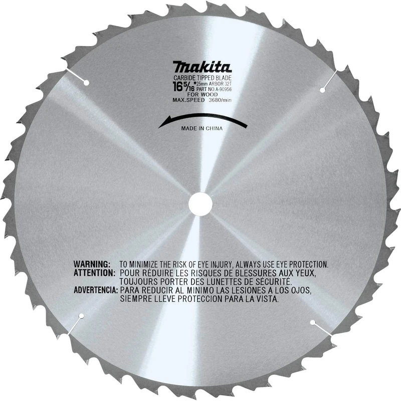 Makita A-90956 16-5/16-Inch 32 Tooth Carbide Saw Blade with 1-Inch Arbor
