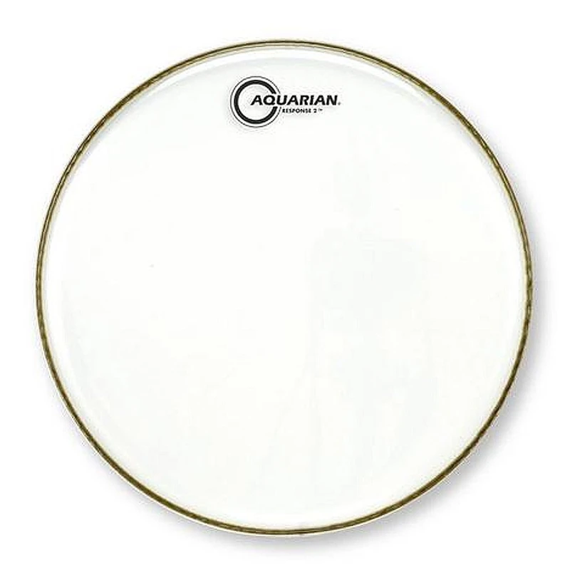 Aquarian RSP2-22 Response 2 - 22 inch Bass Drumhead - 2 Ply - Clear