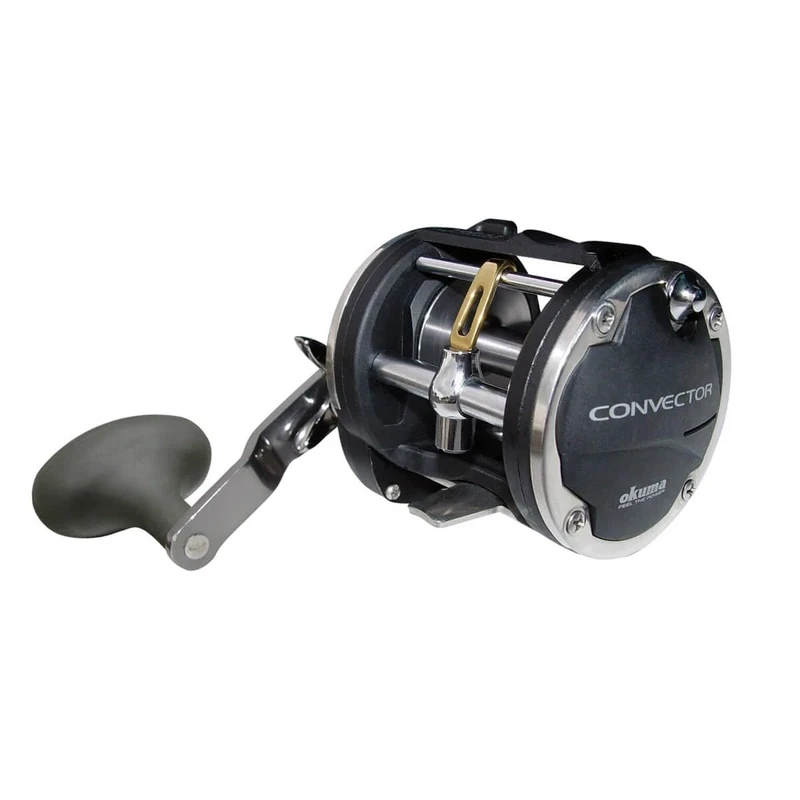 Okuma Convector Star Drag CV-45L Levelwind Trolling Reel (430 Yards- 25LB), Black