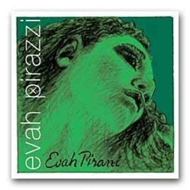 Pirastro Evah Pirazzi Violin String Set, Medium Gauge with Ball End E - Professional Replacement Silver Wound String Set - Heat-Resistant Strings for Violin Players