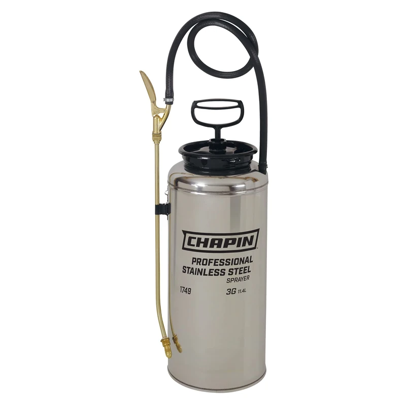 Chapin International 3-Gallon Stainless Steel Handheld Sprayer,1749