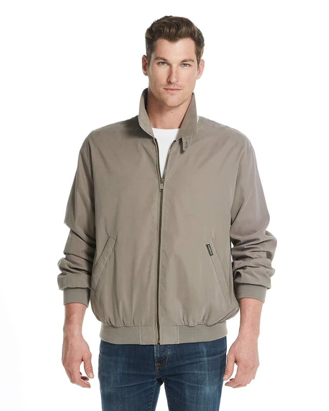 Weatherproof Men's Golf Jacket - Lightweight Windbreaker, Water-Resistant Microfiber Shell, Perfect for Golf & Casual Wear, Willow, S