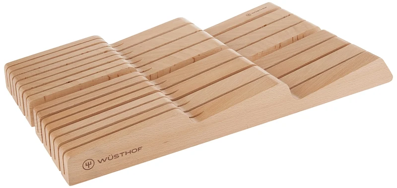 Wüsthof in Drawer Knife Storage, Natural Wood, 14-Slot