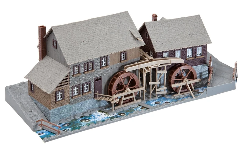 Faller Witch Hole Mill Model Kit - Building - Includes 255 Parts, Motor, Assembly Instructions - Age 6+