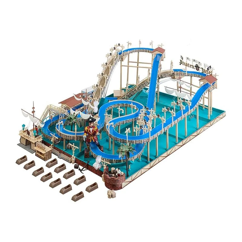 Faller 140430 Pirate Island Wildwater Ride Fairground Kit with Motor IV - Image 1