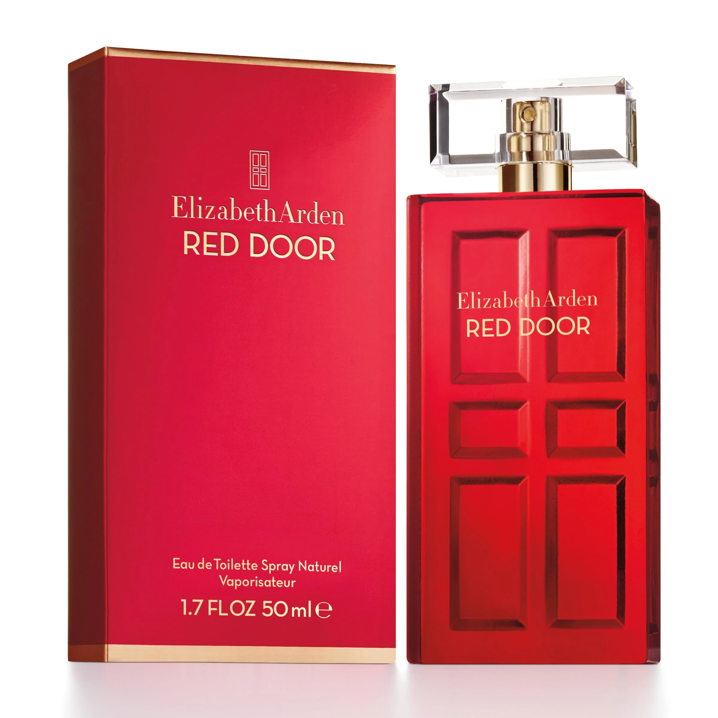 Elizabeth Arden Red Door Eau de Toilette Spray, 50ml, floral woody perfume, luxury fragrance for women