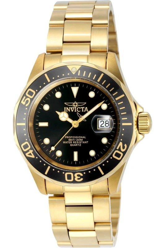 Invicta Pro Diver 9311 Men's Watch - Waterproof - Analogue - Quartz Movement - stainless steel with black dial - 40mm - Image 1