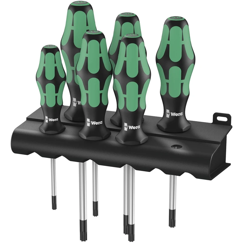 Wera Screwdriver Set TX 367/6 Rack, 6PC - 05028062001
