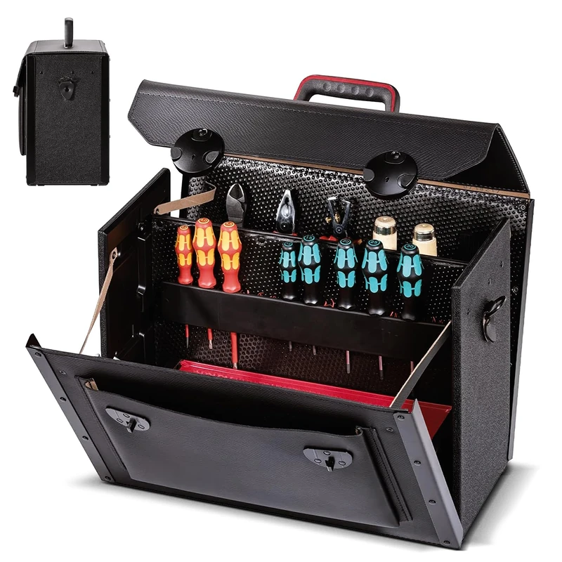 PARAT 18.000-581 Top-Line Tool Bag with Chisel Holder - Black - Image 1